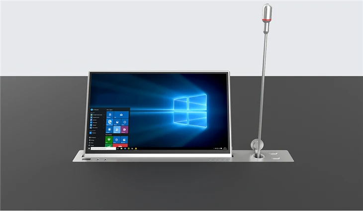 15 inch Motorized Retractable Monitor With Nameplate And Microphone best